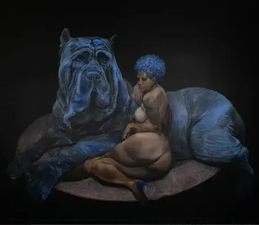 Amorazul de Roberto Fabelo